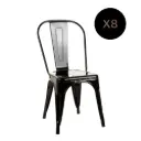 Silla Tolix de hierro x 8 unidades 