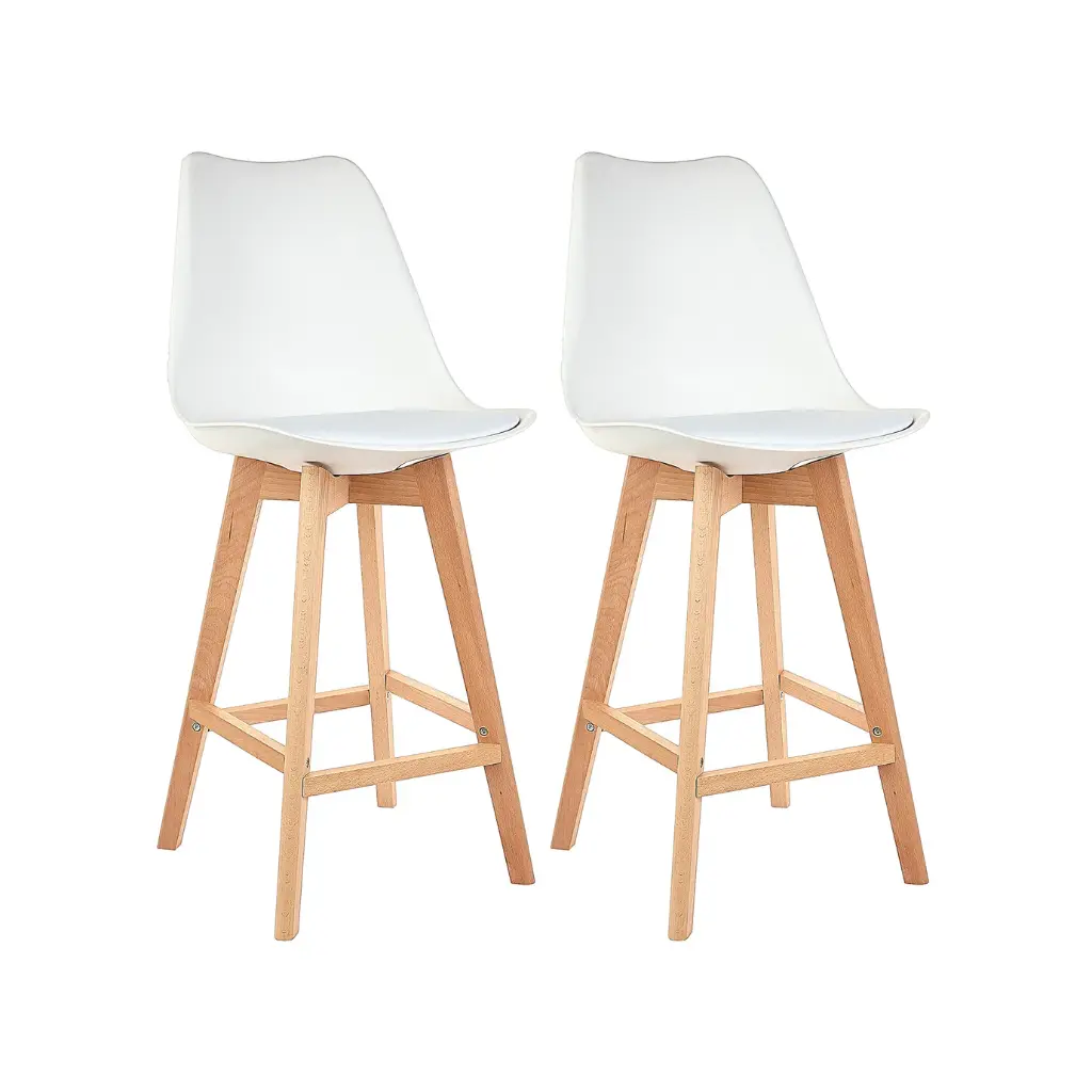 Set banquetas Tulip blancas