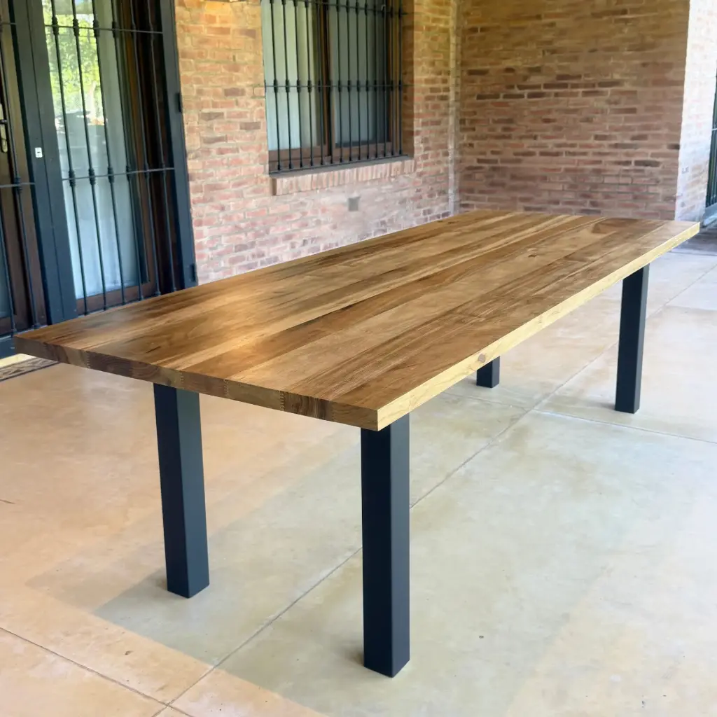 Mesa Denver Laurel XL hierro y madera