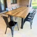 Mesa Denver Laurel XL + Sillas Tolix